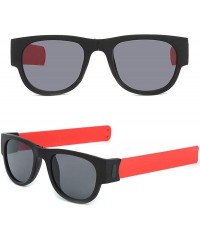 Goggle Stylish Sunglasses for Men Women 100% UV protectionPolarized Sunglasses - Red - C818S0WMRGT $9.48