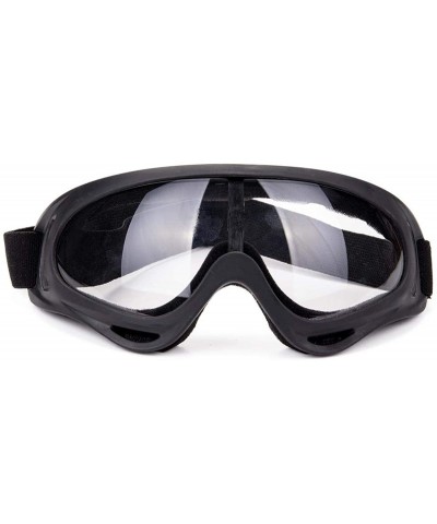Goggle Snowboard Protection Windproof Motorcycle - Transparent - CL18KQKKT99 $18.67