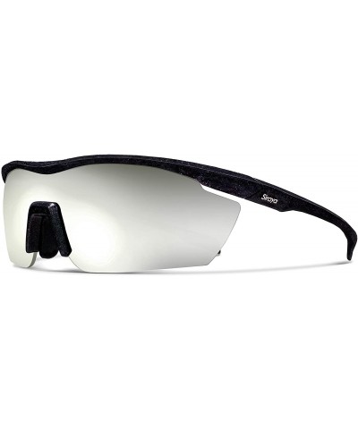 Sport Gamma Black Road Cycling/Fishing Sunglasses with ZEISS P7020M Super Silver Mirrored Lenses - CX18KN3D33T $32.35