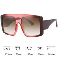 Shield One Piece Square Sunglasses For Women Sexy New Brand Big Shield Female Sun Glasses Men Vintage Oversize Eyewea - CW197...