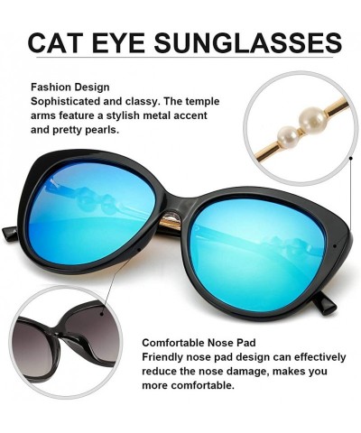 Cat Eye Cat Eye Sunglasses For Women - Fashion Polarized Sunglasses with UV Protection for Driving/Shopping/Sunbathing - CV18...
