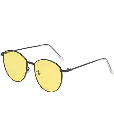 Sport Fashion Man Women Irregular Shape Retro Sunglasses Unisex Vintage Style Glasses - C - C118UOEGH8N $22.69