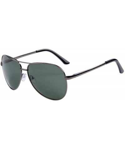 Aviator Men's CLASSIC Aviator Polarized sunglasses - C06 Gray G15 - CC18XQGN4TC $12.55