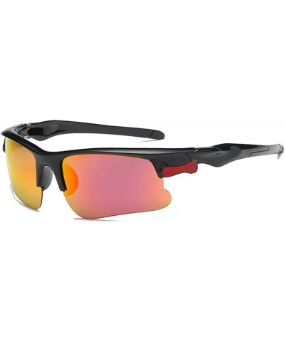 Oversized Men's and Female Polarized Sunglasses Outdoor Sports Sunglasses 2019 Fashion - Red - CM18TH6TTD8 $16.34
