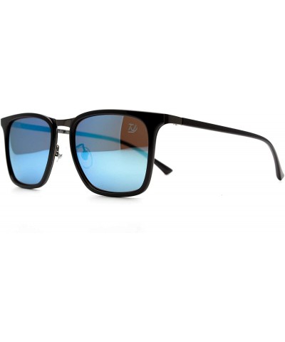 Square p589 Square Style Polarized - for Womens-Mens 100% UV PROTECTION - Darkbrown-browndegrade - C6192THMRML $20.24