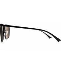 Square p589 Square Style Polarized - for Womens-Mens 100% UV PROTECTION - Darkbrown-browndegrade - C6192THMRML $20.24