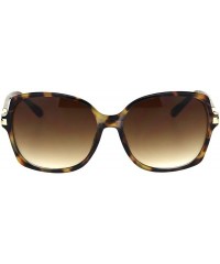 Butterfly Womens Mod Designer Fashion VG Eyewear Butterfly Sunglasses - Tortoise Brown - C918S9EWATO $10.47