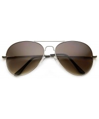 Aviator Classic Tear Drop Spring Temple Wire Metal Aviator Sunglasses 58mm - Silver Lavender - C011XN6RR33 $9.38