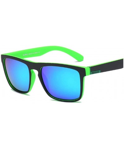 Goggle Polarizing Sunglasses Suitable Baseball - Black-green Lenses With Inner Green and Outer Black Frames - C918YGQ58ST $54.86