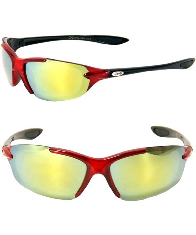 Sport Department Store Discount Sport Cycling Running Outdoor Sunglasses SA4042 - Orange - CY11KGBQJ69 $18.40