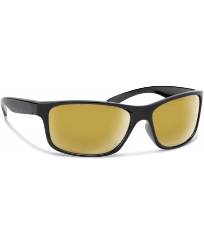 Round Casey Sunglasses - Black / Gold Mirror - C518R2EAELM $12.02