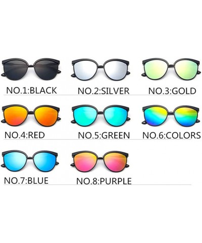 Cat Eye Vintage Cat Eye Sunglasses Women Luxury Sun Glasses Classic Retro Outdoor - C6 - C218WYRYLZ2 $30.48
