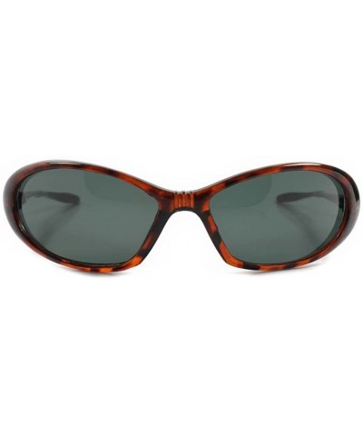 Oval Vintage Classic 80s Around Sporty Oval Sunglasses - Tortoise - C318ECEI2O7 $14.78