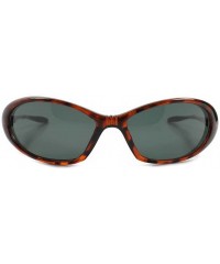 Oval Vintage Classic 80s Around Sporty Oval Sunglasses - Tortoise - C318ECEI2O7 $14.78