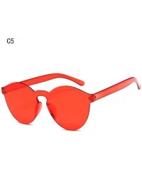 Rimless 2019 New Summer Women Rimless Sunglasses Transparent Shades Sun Glasses C7 - C5 - C118YKU4UOE $10.66