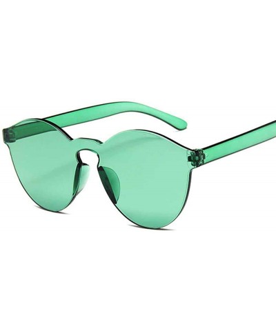 Rimless 2019 New Summer Women Rimless Sunglasses Transparent Shades Sun Glasses C7 - C5 - C118YKU4UOE $10.66