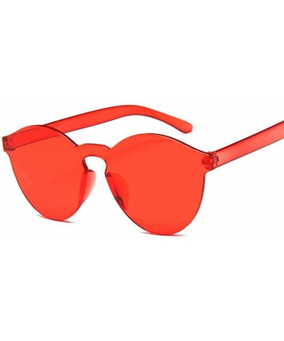 Rimless 2019 New Summer Women Rimless Sunglasses Transparent Shades Sun Glasses C7 - C5 - C118YKU4UOE $10.66