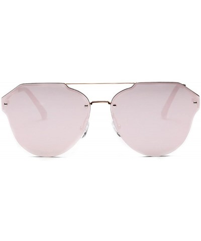 Rimless Sunglasses Vintage Glasses Eyewear Rimless - Or - C218QNESY64 $8.42