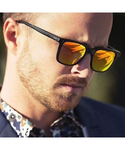 Square Luxury Aviation Square Sunglasses Men Brand Designer Sunglass Vintage Sun Glasses Women Sunglases - C2 - CF197A2WXLR $...