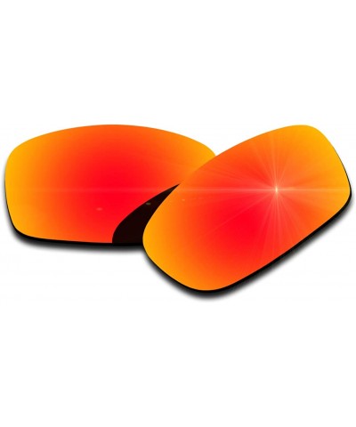 Sport Polarized Replacement Lenses Fives Squared Sunglasses - Multiple Colors - Orange Red Mirrored Coating - CX185EE6772 $12.08