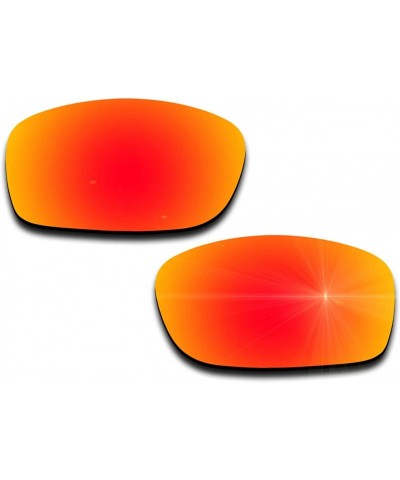 Sport Polarized Replacement Lenses Fives Squared Sunglasses - Multiple Colors - Orange Red Mirrored Coating - CX185EE6772 $12.08