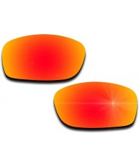 Sport Polarized Replacement Lenses Fives Squared Sunglasses - Multiple Colors - Orange Red Mirrored Coating - CX185EE6772 $12.08