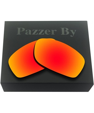 Sport Polarized Replacement Lenses Fives Squared Sunglasses - Multiple Colors - Orange Red Mirrored Coating - CX185EE6772 $12.08