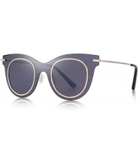 Wrap Women Fashion Cat Eye Sunglasses Wrap Frame UV400 Protection S6276 C06 Brown - C04 Red - CI18YZT9DYM $9.96