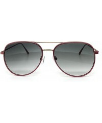 Oversized FV7108-1 Premium Oversized Flat Aviator Tinted Retro Sunglass - Rose Pink - C018R9EUI9M $31.33