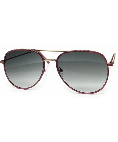Oversized FV7108-1 Premium Oversized Flat Aviator Tinted Retro Sunglass - Rose Pink - C018R9EUI9M $31.33