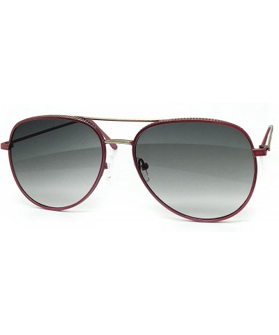 Oversized FV7108-1 Premium Oversized Flat Aviator Tinted Retro Sunglass - Rose Pink - C018R9EUI9M $13.61