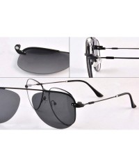 Goggle Anti Blue Light Hyperopia Glasses with Polarized Clip-on Sunglasses-LH3039 - C1 Black - CW18U9Q5Z0N $27.48