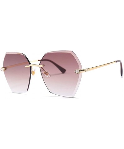 Cat Eye Polarized Sunglasses Protection Personality Decoration - CM18R7RAM39 $24.30