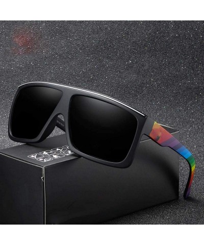 Aviator Polarized Sunglasses Men Driving Shades Male NO1 Polarized 818 - No5 - CI18Y2ND469 $11.30