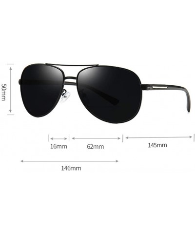 Men's Polarized Sunglasses Aviator Mirrored Sun Glasses for Men Fishing ...