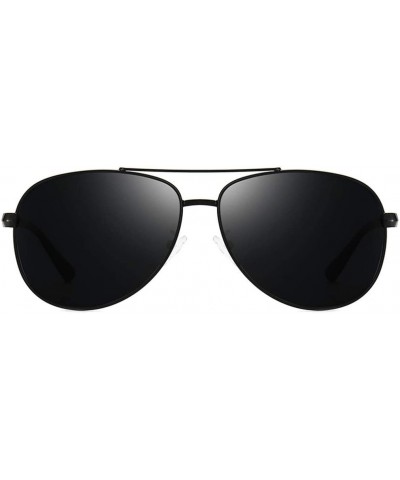 Aviator Men's Polarized Sunglasses Aviator Mirrored Sun Glasses for Men Fishing Driving (Color F) - F - CV199ANCMZO $27.46