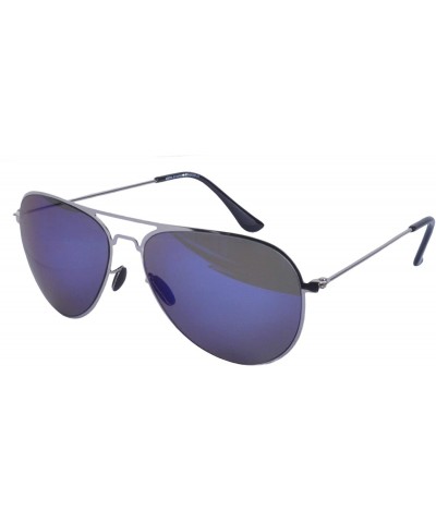 Aviator Blue Mirrored Aviator Sunglasses - CM1902ZOKNH $24.49