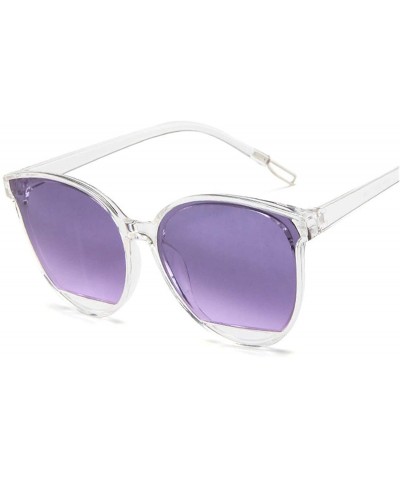 Sport Arrival 2019 Sunglasses Women Vintage Metal Eyeglasses Mirror Classic Vintage Feminino UV400 - Purple - C718W08XG2O $11.92