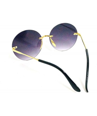 Sport New Stylish Round UV Protected Unisex Sport Sunglasses - Black - CG18XTOT4TA $18.96