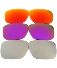 Oversized Replacement Lenses Holbrook Gray&Purple&Red Color Polarized-FREE S&H. 3 Pairs - Gray&purple&red - CJ1276QU67J $35.04