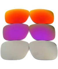 Oversized Replacement Lenses Holbrook Gray&Purple&Red Color Polarized-FREE S&H. 3 Pairs - Gray&purple&red - CJ1276QU67J $18.69