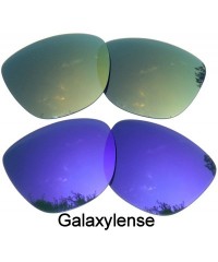 Oversized Replacement Lenses Frogskins Purple&Gold Color Polarized 2 Pairs-! - Purple&gold - C9125VL3PSX $12.20