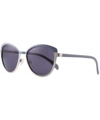 Round Fashion Sunglasses with Case for Women Classic Round Frame Eyewear UV 400 Protection - Gray - CL18TI95C8Q $45.68