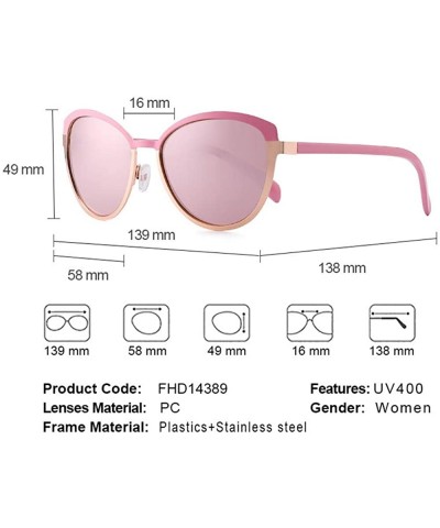 Round Fashion Sunglasses with Case for Women Classic Round Frame Eyewear UV 400 Protection - Gray - CL18TI95C8Q $45.68