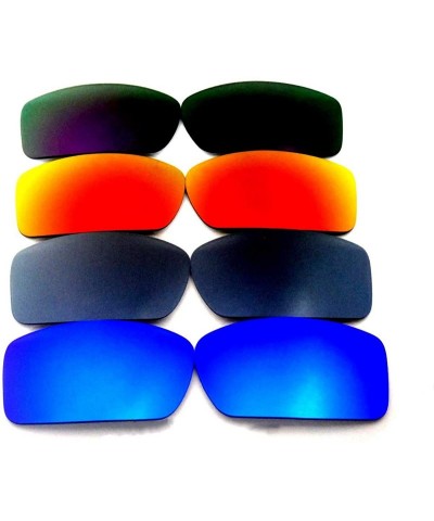 Oversized Replacement Lenses for Oakley Gascan Black&Purple&Green&Red Color Polarized 4 Pairs-FREE S&H. - CF126N9ZY2R $46.32