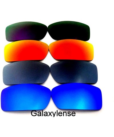 Oversized Replacement Lenses for Oakley Gascan Black&Purple&Green&Red Color Polarized 4 Pairs-FREE S&H. - CF126N9ZY2R $23.46