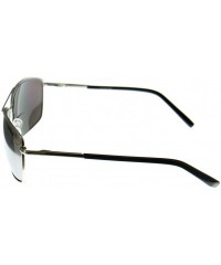 Aviator Legend Men's Aviator Bifocal Reader Sunglasses (Gunmetal +2.50) - Gunmetal - CF18G2ALUYW $18.29