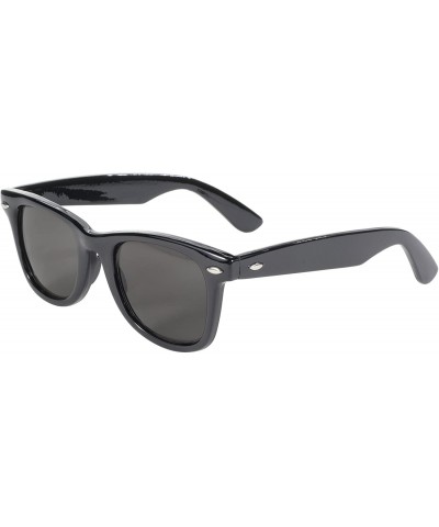 Wayfarer Blues Brothers Glasses (Black Frame/Smoke Lens) - CD113KGFFUX $22.40