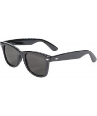 Wayfarer Blues Brothers Glasses (Black Frame/Smoke Lens) - CD113KGFFUX $22.40