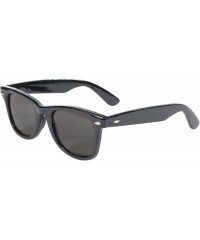 Wayfarer Blues Brothers Glasses (Black Frame/Smoke Lens) - CD113KGFFUX $10.47